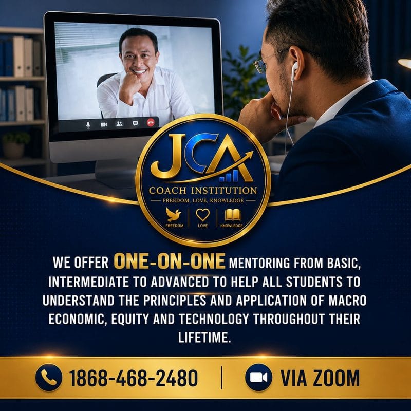 JCA Coach Institution one-on-one mentoring via Zoom